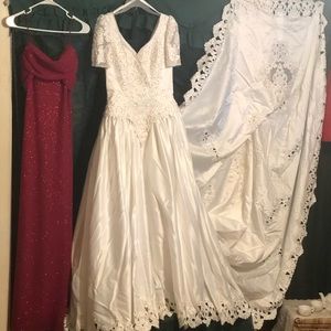 David’s Bridal Wedding gown and formal wear 🌹